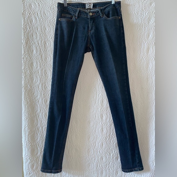 AKDMKS Embroidered Skinny Leg Jeans - Picture 1 of 10